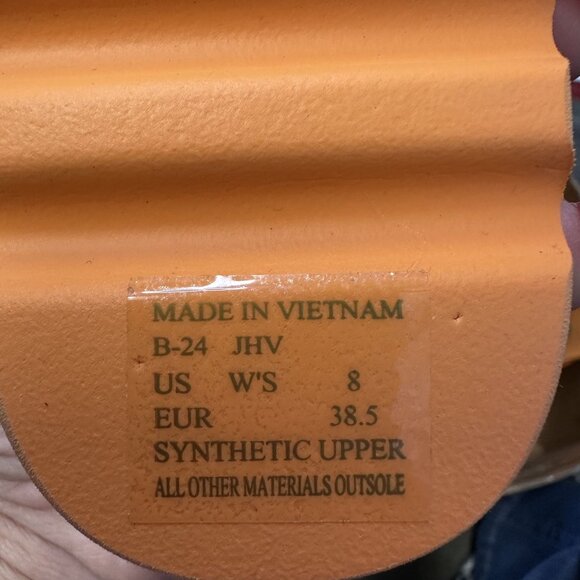 Reef Vista Hi Energy Women's size 8 Orange Cushion Comfort Sandals - Picture 8 of 8